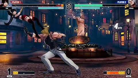 Yuri (as Lady Choi) vs Omiga Rugal | KOFXV mods | CPU vs CPU