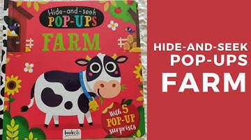 Hide-and-seek Pop-Ups Farm with 5 Pop-up Surprises