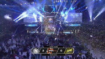 The winners of Dreamhack 2015 final moment