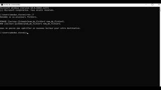 Commande CMD   Lettre R REN