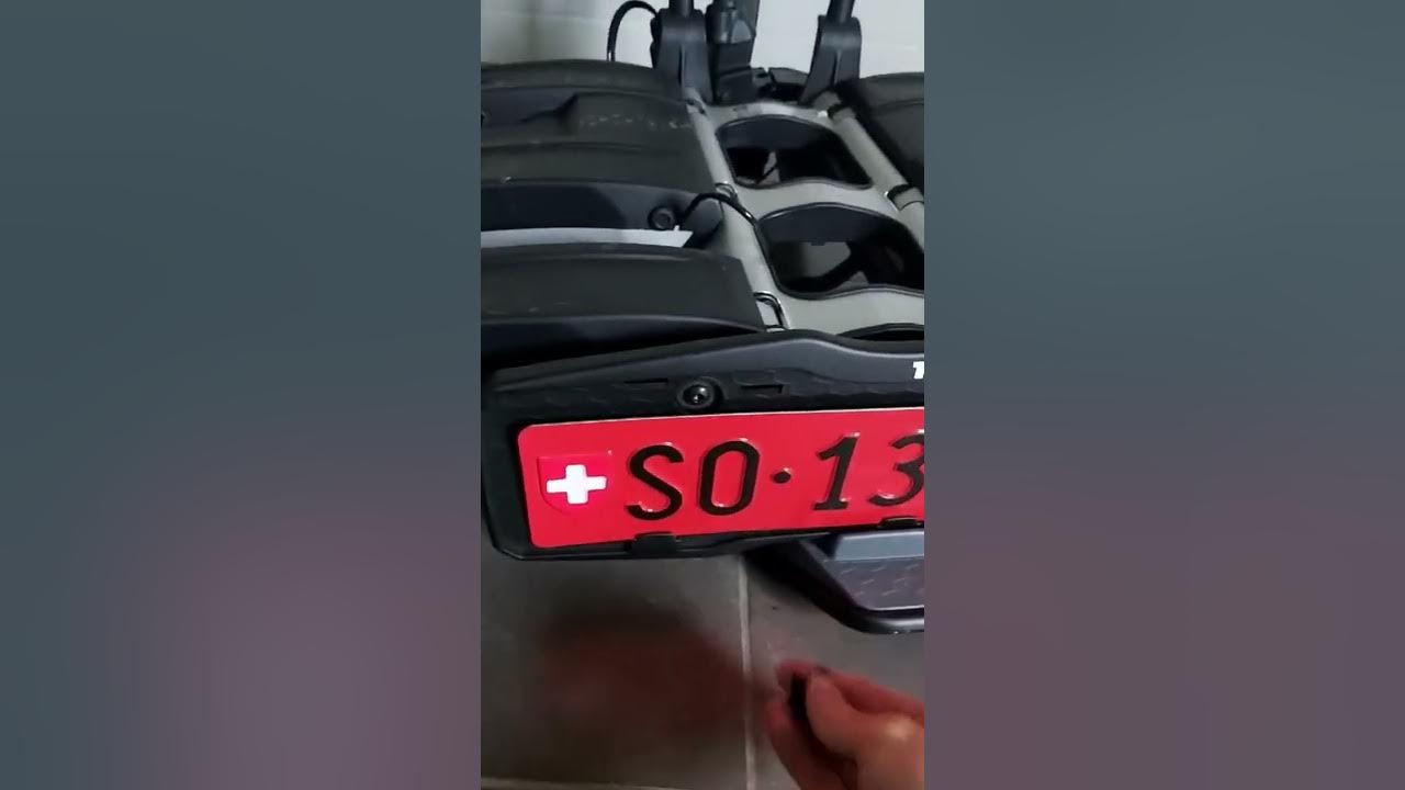 Thule Nummernschild montieren YouTube