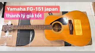 YAMAHA ヤマハ　FG151 Đàn guitar Yamaha FG151 japan. Giá: 1tr600k ( test guitar yamaha