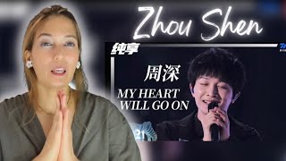Reaction to Zhou Shen’s “My Heart Will Go On” | he’s some magical being