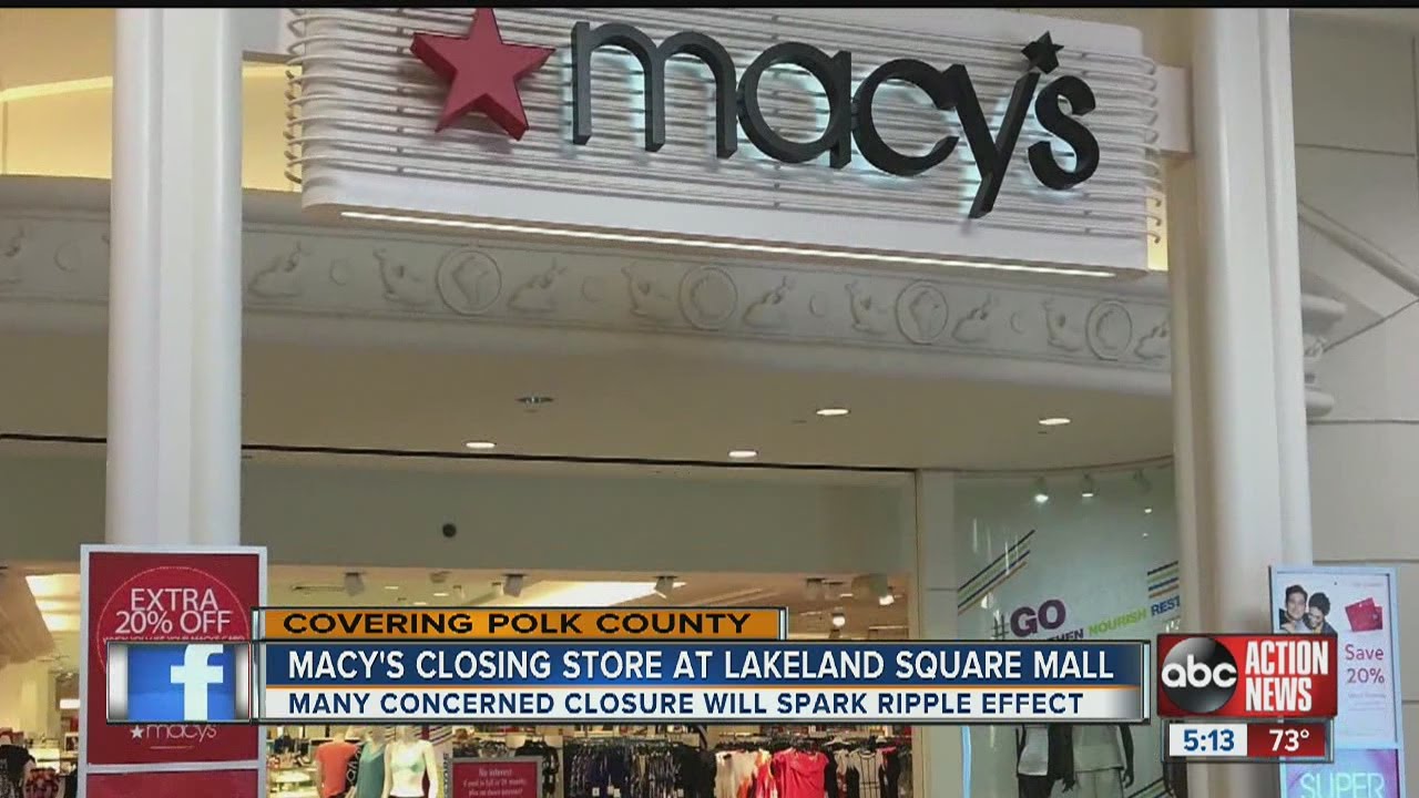 Lakeland suffers blow after anchor store at city's only indoor mall  announces it's closing 