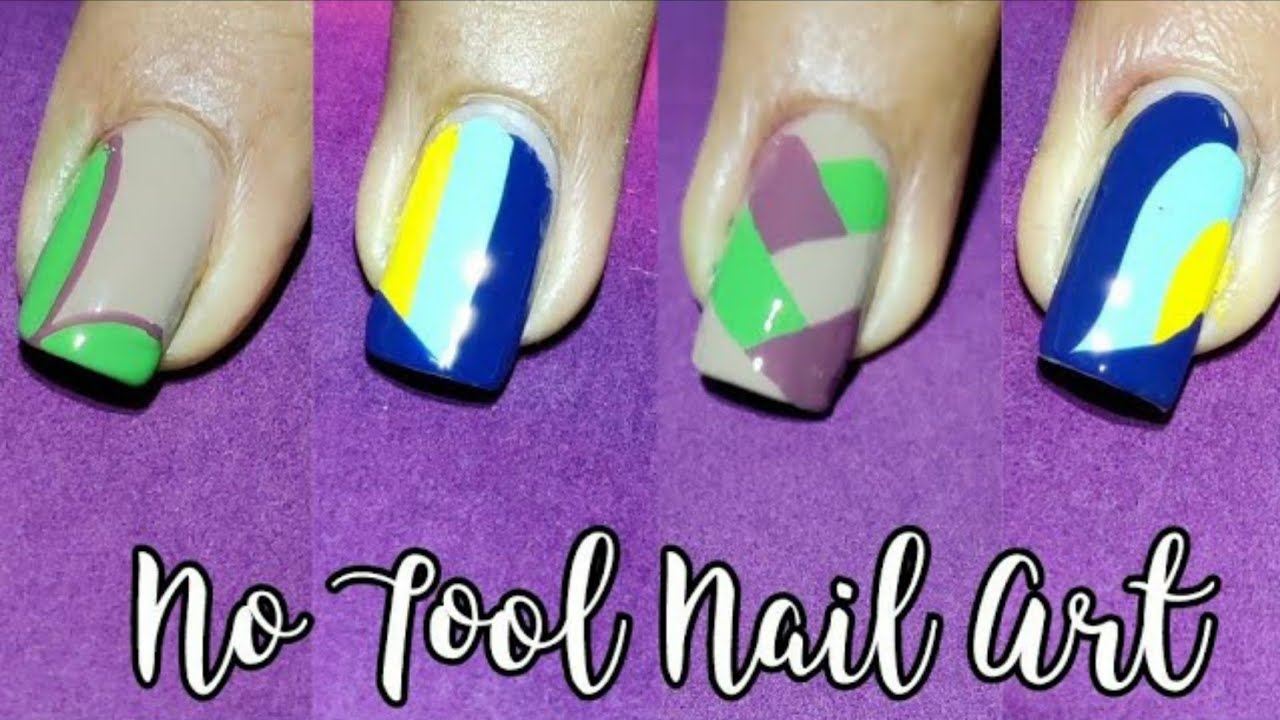 No Tool Nail Designs for Beginners - wide 5