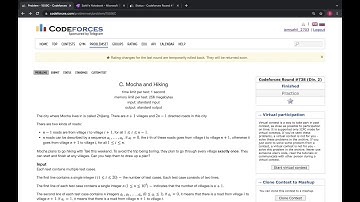 1559C-Mocha and Hiking||Codeforces Round#738(Div. 2)||Graphs||Implementation