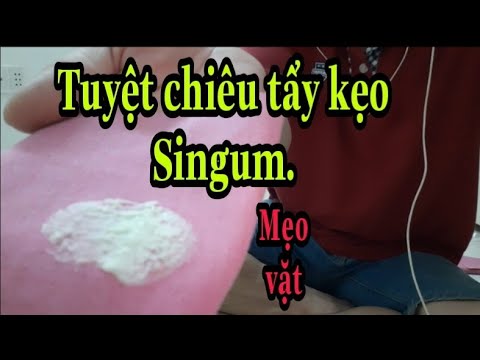 Video: Cách loại bỏ kẹo cao su khỏi quần: phương pháp đã được chứng minh