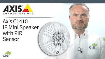 AXIS C1410 Network Speaker with PIR sensor supports social distancing reminders