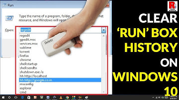How To Clear Windows Run Box History On Windows 10