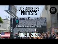 Los Angeles Protests June 6, 2020 in VR180 - Hollywood to Beverly Center (USA)
