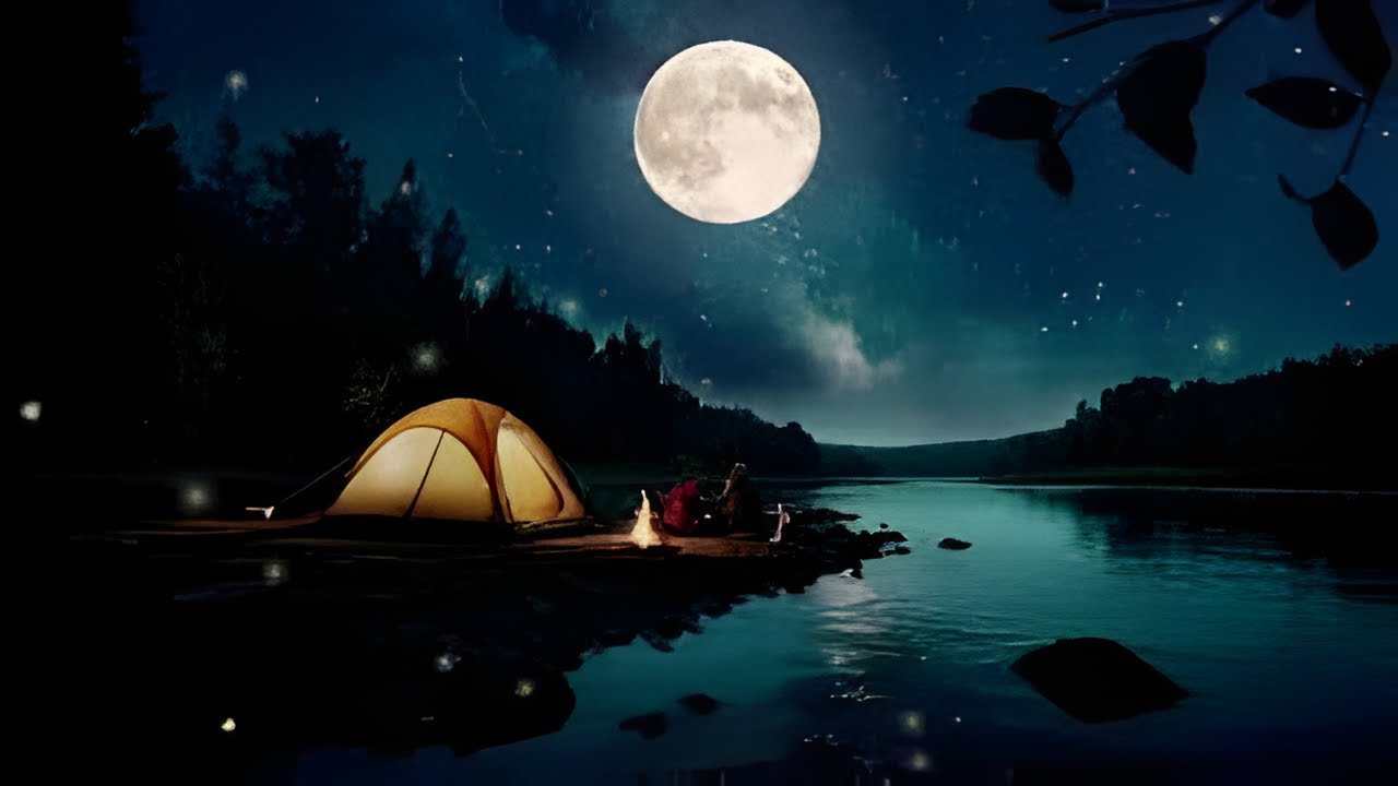 Fall Asleep To The Sounds Of Summer Nature - Cricket Sounds For Relaxation