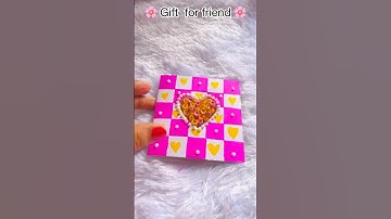 Diy homemade card for friendship day #youtubeshorts #shorts