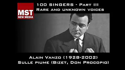 Part III: Rare and unknown voices - ALAIN VANZO