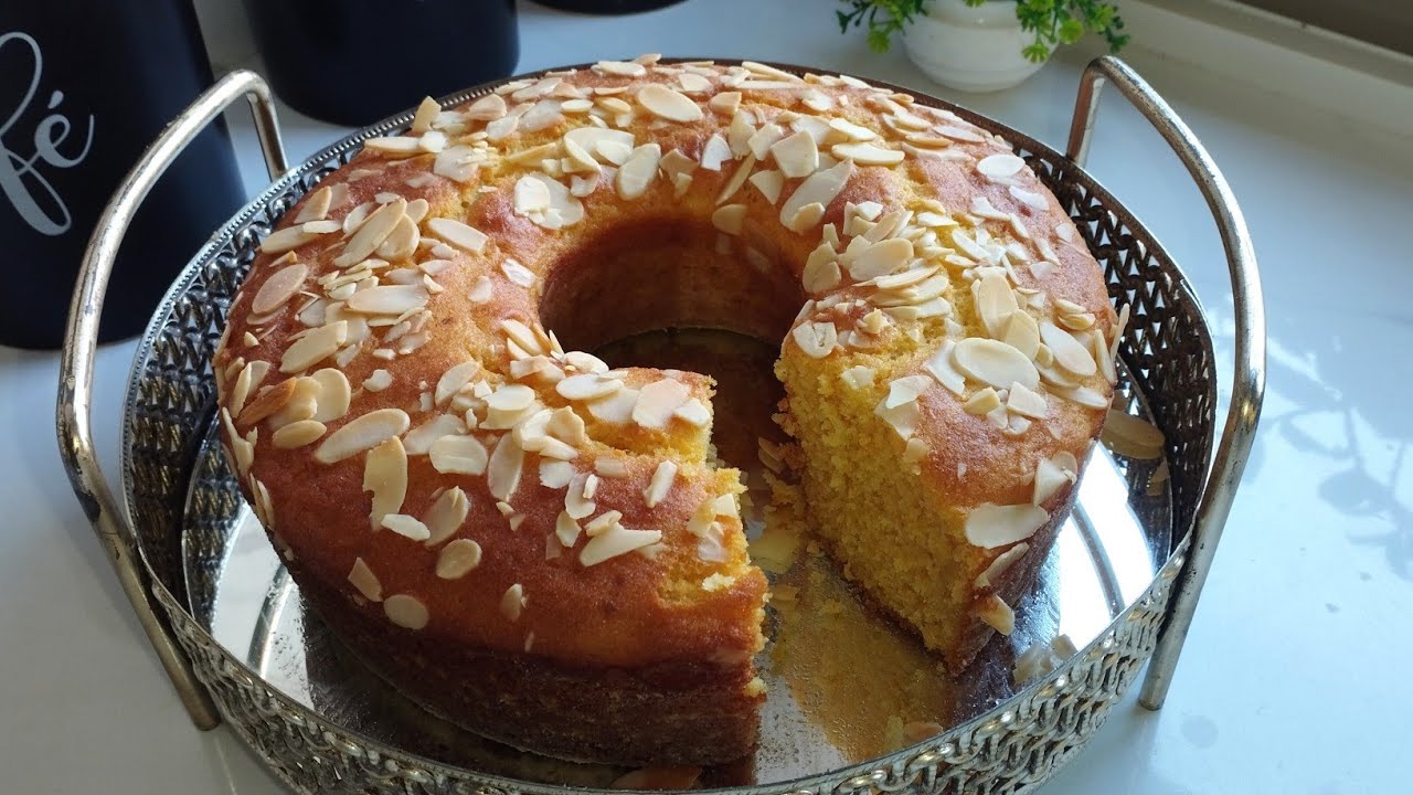 اروع كيك بدون غلوتين مفشفش رطب بحالو بحال الكيك العادي 💯