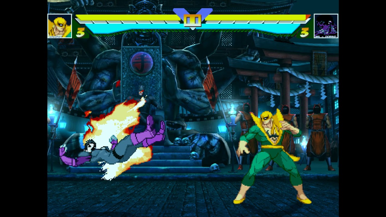UMVC3 IRONFIST MUGEN RELEASE!!!!!! (download link in description)