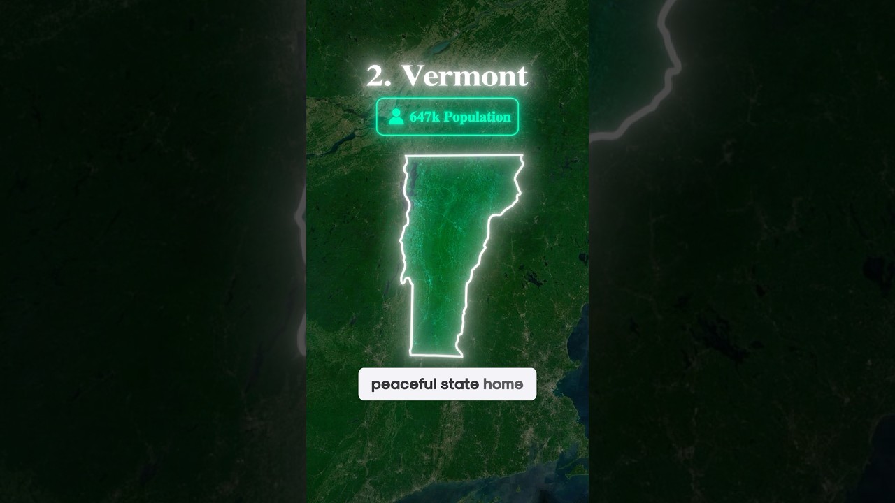 Top 3 Least Populated States in the US 