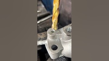 Drilling and tapping #Carbideinserts #cnc  #carbideendmill #cuttingtools #cnctools