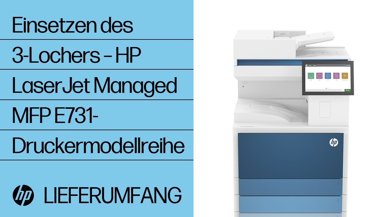 Auspacken und einrichtenHP LJ External Finisher Hole Punch Zubehör