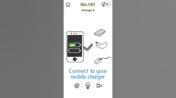 Brain out game level 151 "charge it"
