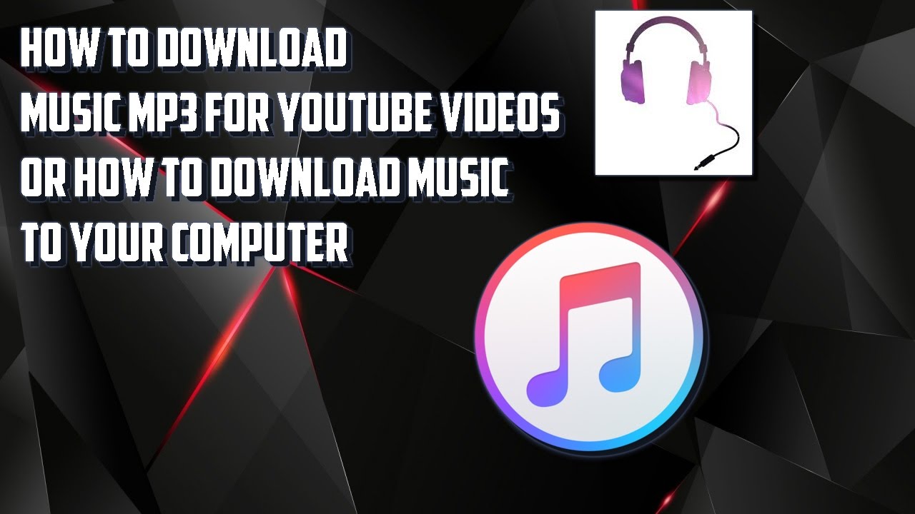 How To Download Music To Your PC Free - YouTube