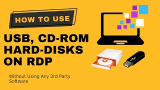 How To Use USB, External Disks, and CD-ROM On RDP | No Software! Advanced RDP Hacks:
