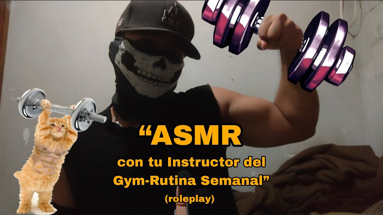 Te doy rutina para el GYM Roleplay (ASMR)💪😴