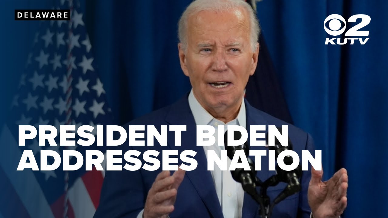 President Joe Biden addresses shooting during Donald Trump's rally in ...