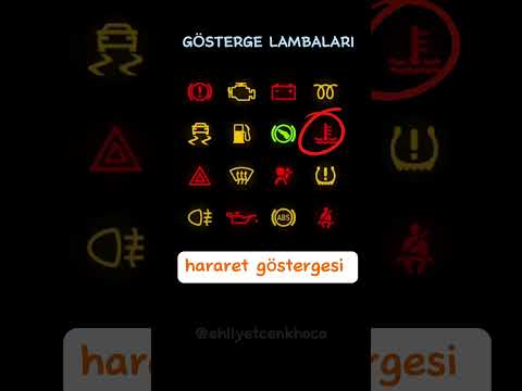 Araç Gösterge Paneli İşaretleri ve Anlamları