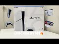 UNBOXING MY PS5🔥
