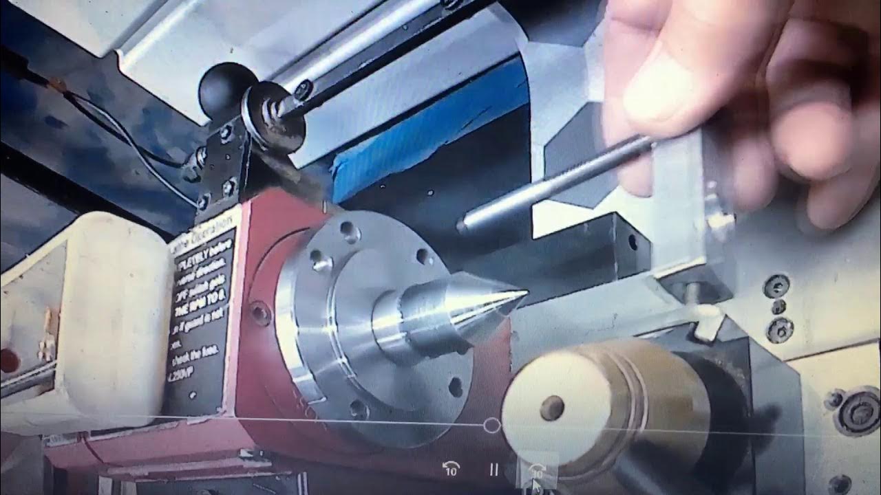 Tailstock alignment. Mini lathe YouTube