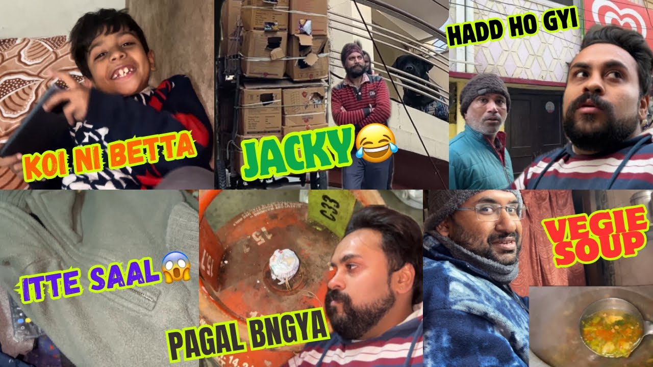 Baba Hume Bhool Gya/Jacky Bura Maan Gya😂Jhony Ki Lgi Class😡Pagal Ban Gya Aj/Chetan Ne Bnaya Veg Soup