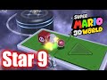 Super Mario 3D World World Star 9 Cosmic Cannon Cluster All Stars Stamp 100 Walkthrough 