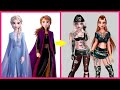 Elsa Anna in Frozen Movie Makeup Tranformation to Bad Girl |Fashion Show ! Elsa and Anna toddlers