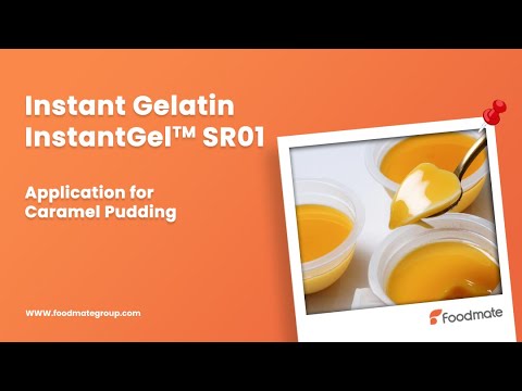 Using our Instant Gelatin to upgrade your caramel pudding production ...