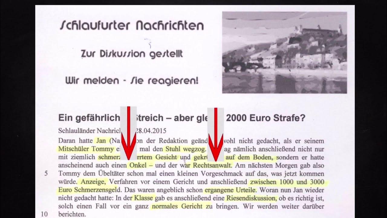 Wie Schreibt Man Einen Zeitungsartikel www.youtube.com