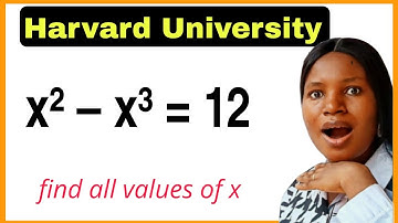 Harvard University entrance math exam | can you pass this?| solve for x.