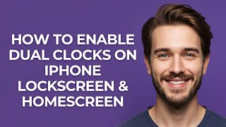 How To Enable Dual Clocks On iPhone Lockscreen & Homescreen - GUIDE!