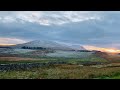 Sun setting over ingleborough  ribblehead threepeaks ribblehead ingleborough northyorkshire