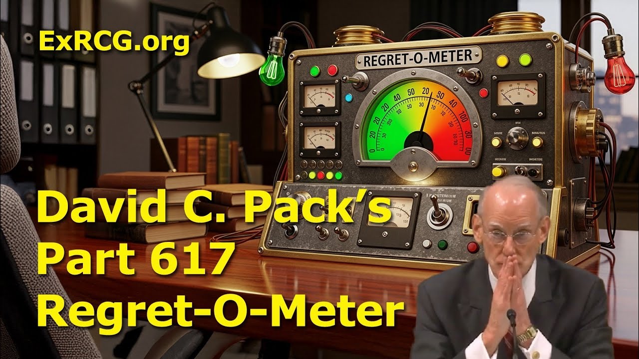 David C. Pack's Part 617 Regret-O-Meter (Jesus Christ's Return)