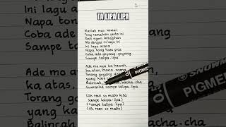 Ta Lipa Lipa - Dandy Barakati | Lirik #lirik #lagutrending #lagutimur #lagujogetviral #talipalipa