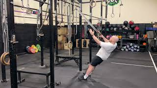 Single Arm Ring Row & Reach