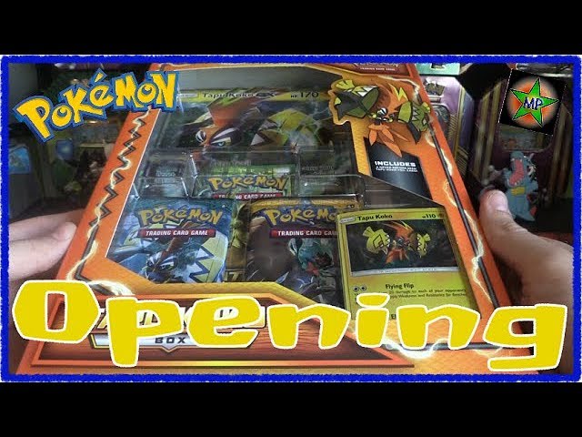 Pokemon TCG: Opening A Tapu Koko Box & Promo Cards!