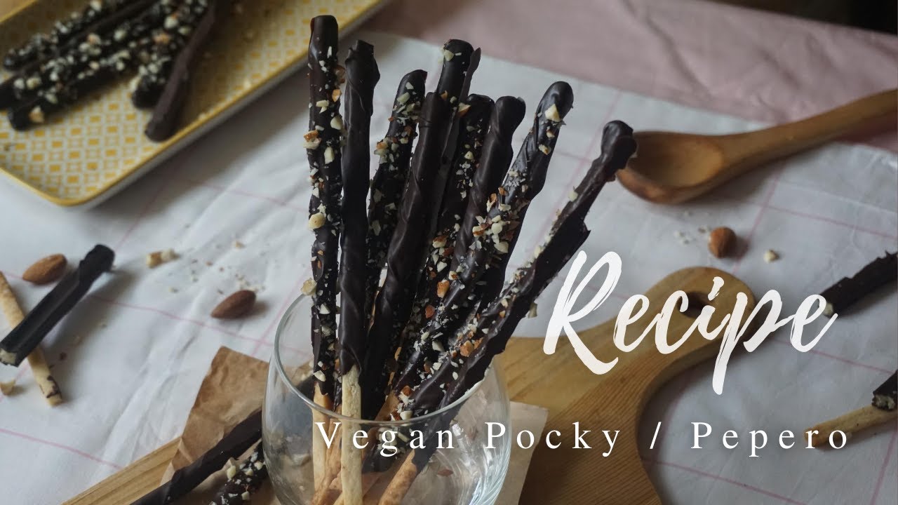 How to Make Vegan Pocky / Pepero Egg & Dairy FREE YouTube