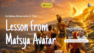 Krishna Remembers You: Lesson from Matsya Avatar SB 1.3.15 Class by HG Sri Harsha Priya Pr