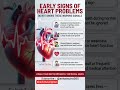 Early Warning Signs of Heart Attack You Should NEVER Ignore! ❤️  #hearthealth #shortsfeed