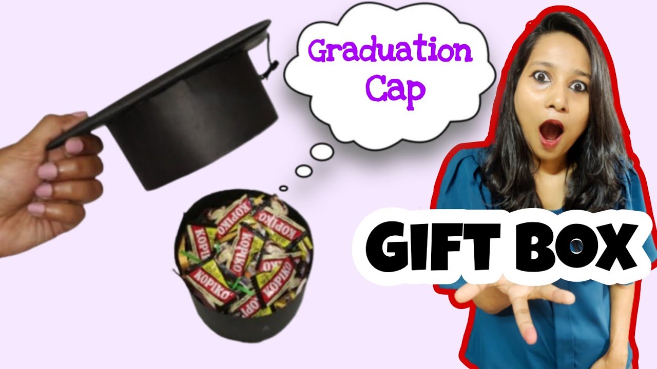 Learn How To Make Graduation Cap Gift Box At Home | SS Craft Mantra 