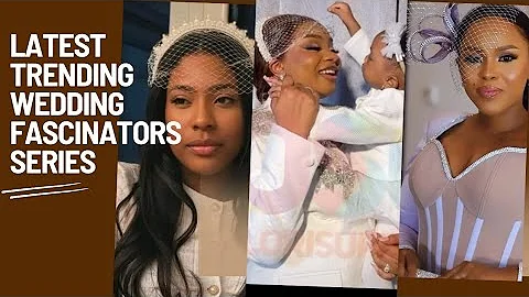 NIGERIAN WEDDING HAT / LATEST TRENDING WEDDING FASCINATORS #weddingplanner#fashion #trendingvideo