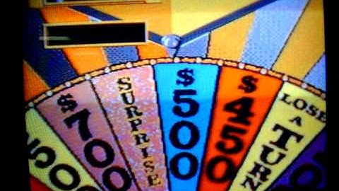 Wheel of Fortune Sega CD Run Game 5 Part 1