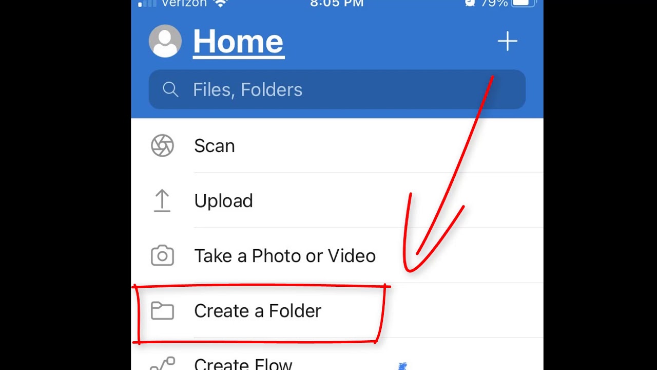 Using the OneDrive app to scan and upload documents or photos to D2L
