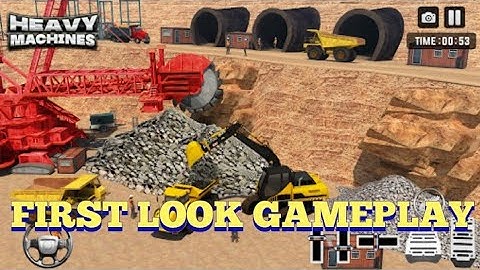 ( FIRST LOOK ) Heavy Machines & Construction. Beta Version Gameplay.  Go and REGISTER Now..#gaming